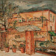 Guido Casciaro: scorcio di case Guido Casciaro: scorcio di case